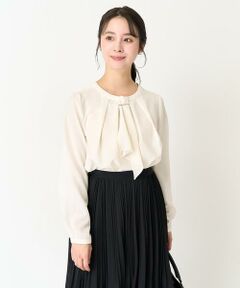 Maison de CINQ / メゾン ドゥ サンク シャツ・ブラウス | 【小さいサイズ】マルチwayボウタイブラウス/洗える