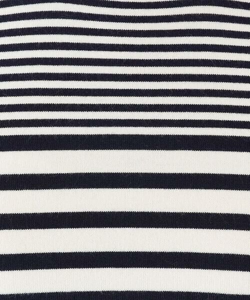Maison de CINQ / メゾン ドゥ サンク ニット・セーター | 【小さいサイズ】ボーダー柄モックネック六分袖ニット/洗える | 詳細10