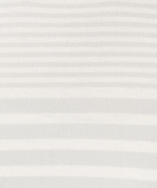 Maison de CINQ / メゾン ドゥ サンク ニット・セーター | 【小さいサイズ】ボーダー柄モックネック六分袖ニット/洗える | 詳細12