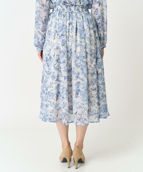 Maison de CINQ / メゾン ドゥ サンク ロング・マキシ丈スカート | 【小さいサイズ】花柄シフォンスカート/丈の長さが選べる/洗える | 詳細12