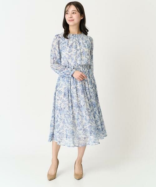 Maison de CINQ / メゾン ドゥ サンク ロング・マキシ丈スカート | 【小さいサイズ】花柄シフォンスカート/丈の長さが選べる/洗える | 詳細21