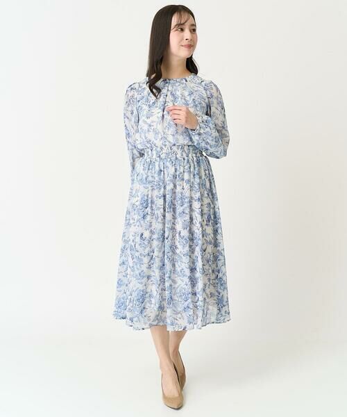 Maison de CINQ / メゾン ドゥ サンク ロング・マキシ丈スカート | 【小さいサイズ】花柄シフォンスカート/丈の長さが選べる/洗える | 詳細22