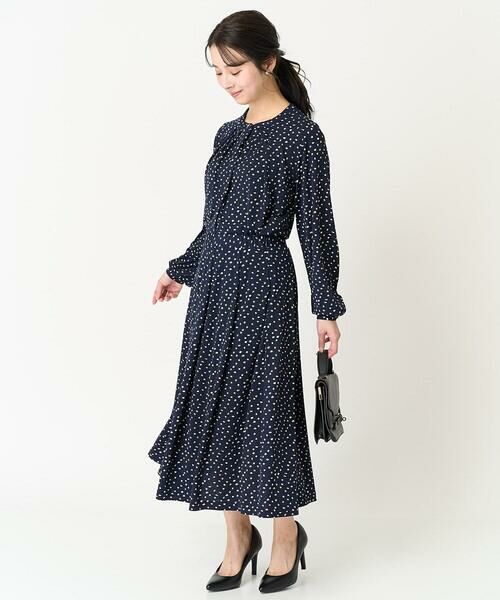 Maison de CINQ / メゾン ドゥ サンク カットソー | 【小さいサイズ】アニマル調ドット柄ジャージーカットソー/洗える | 詳細12