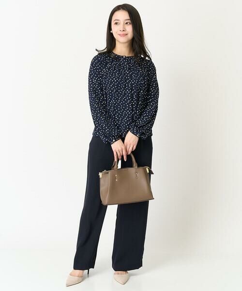 Maison de CINQ / メゾン ドゥ サンク カットソー | 【小さいサイズ】アニマル調ドット柄ジャージーカットソー/洗える | 詳細14