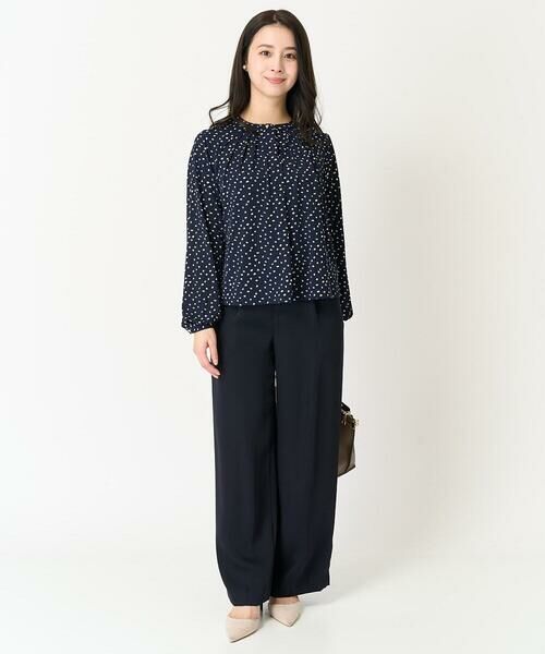 Maison de CINQ / メゾン ドゥ サンク カットソー | 【小さいサイズ】アニマル調ドット柄ジャージーカットソー/洗える | 詳細16