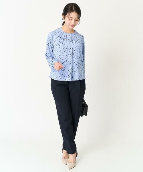 Maison de CINQ / メゾン ドゥ サンク カットソー | 【小さいサイズ】アニマル調ドット柄ジャージーカットソー/洗える | 詳細17