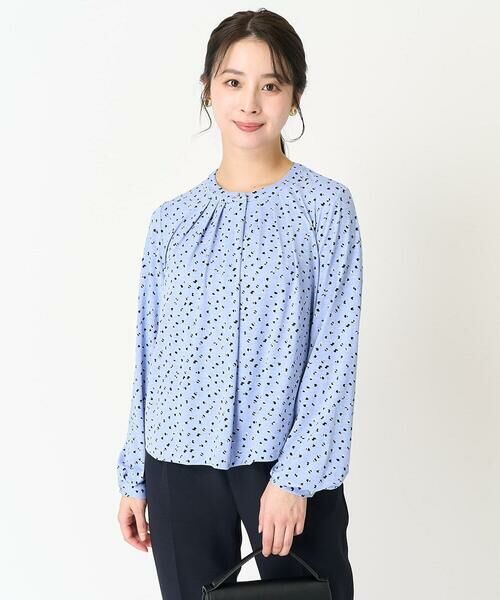 Maison de CINQ / メゾン ドゥ サンク カットソー | 【小さいサイズ】アニマル調ドット柄ジャージーカットソー/洗える | 詳細2