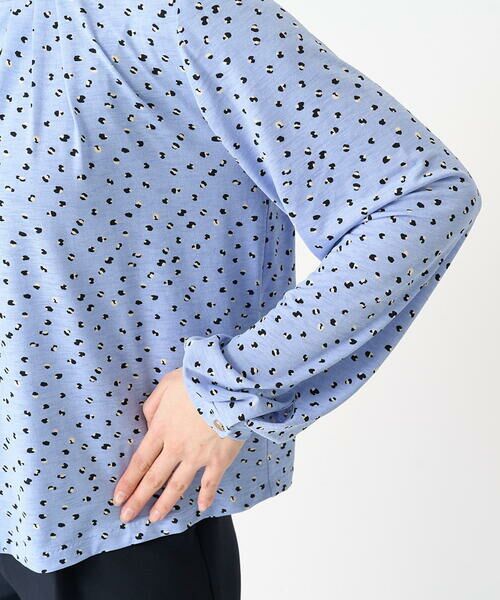 Maison de CINQ / メゾン ドゥ サンク カットソー | 【小さいサイズ】アニマル調ドット柄ジャージーカットソー/洗える | 詳細7