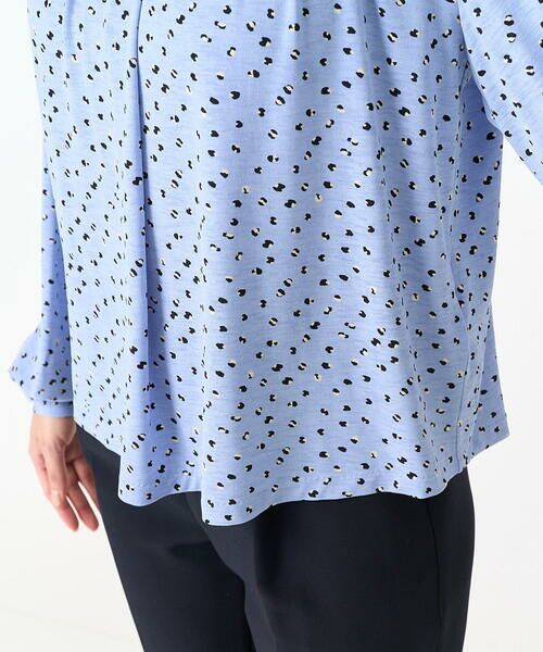 Maison de CINQ / メゾン ドゥ サンク カットソー | 【小さいサイズ】アニマル調ドット柄ジャージーカットソー/洗える | 詳細8