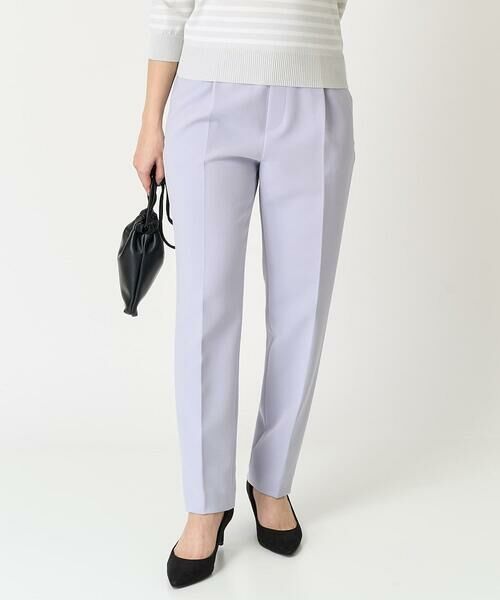 Maison de CINQ / メゾン ドゥ サンク チノ・ワークパンツ | 【小さいサイズ】ベーシックテーパードパンツ/制菌加工/洗える/セットアップ対応 | 詳細1