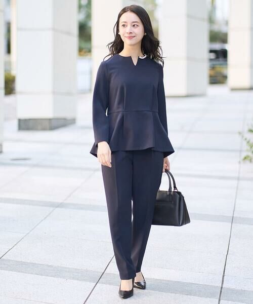 Maison de CINQ / メゾン ドゥ サンク チノ・ワークパンツ | 【小さいサイズ】ベーシックテーパードパンツ/制菌加工/洗える/セットアップ対応 | 詳細14