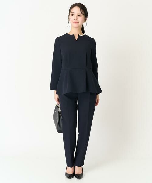 Maison de CINQ / メゾン ドゥ サンク チノ・ワークパンツ | 【小さいサイズ】ベーシックテーパードパンツ/制菌加工/洗える/セットアップ対応 | 詳細21