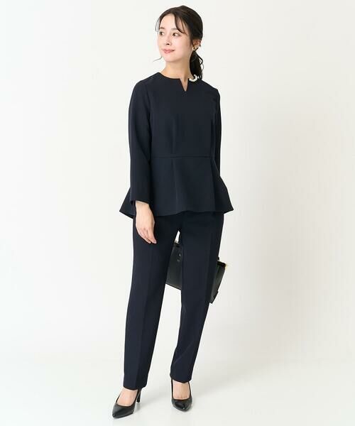 Maison de CINQ / メゾン ドゥ サンク チノ・ワークパンツ | 【小さいサイズ】ベーシックテーパードパンツ/制菌加工/洗える/セットアップ対応 | 詳細23