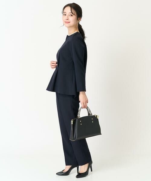 Maison de CINQ / メゾン ドゥ サンク チノ・ワークパンツ | 【小さいサイズ】ベーシックテーパードパンツ/制菌加工/洗える/セットアップ対応 | 詳細24