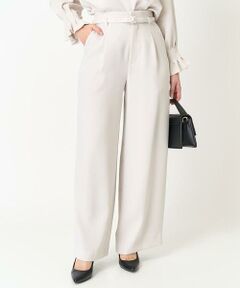 Maison de CINQ / メゾン ドゥ サンク その他パンツ | 【小さいサイズ】ハイウエストワイドパンツ/撥水加工/洗える/セットアップ対応