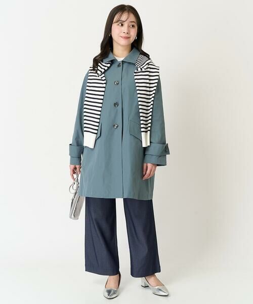 Maison de CINQ / メゾン ドゥ サンク カーディガン・ボレロ | 【小さいサイズ】ボーダー柄クルーネックカーディガン/洗える | 詳細19