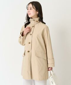Maison de CINQ / メゾン ドゥ サンク ステンカラーコート | 【小さいサイズ】ミドル丈ステンカラーコート/洗える