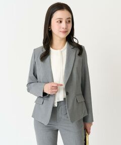 Maison de CINQ / メゾン ドゥ サンク テーラードジャケット | [小さいサイズ]ストレッチテーラードジャケット(セットアップ対応/2サイズあり/裏地なし)