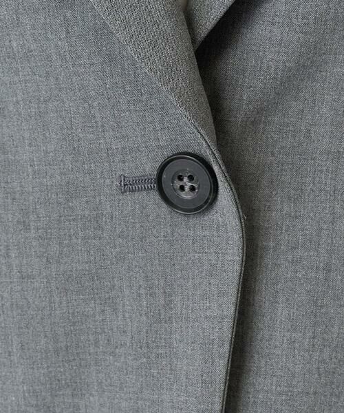 Maison de CINQ / メゾン ドゥ サンク テーラードジャケット | [小さいサイズ]ストレッチテーラードジャケット(セットアップ対応/2サイズあり/裏地なし) | 詳細11
