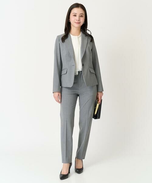 Maison de CINQ / メゾン ドゥ サンク テーラードジャケット | [小さいサイズ]ストレッチテーラードジャケット(セットアップ対応/2サイズあり/裏地なし) | 詳細15