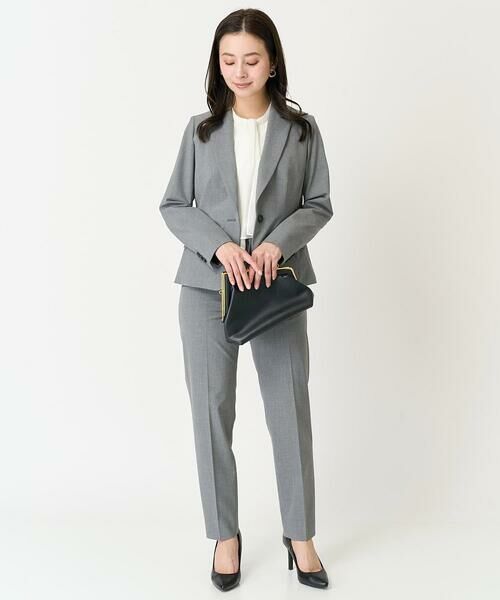 Maison de CINQ / メゾン ドゥ サンク テーラードジャケット | [小さいサイズ]ストレッチテーラードジャケット(セットアップ対応/2サイズあり/裏地なし) | 詳細16