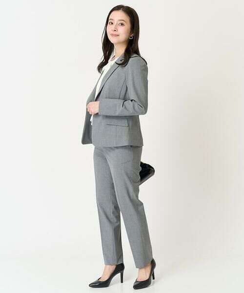 Maison de CINQ / メゾン ドゥ サンク テーラードジャケット | [小さいサイズ]ストレッチテーラードジャケット(セットアップ対応/2サイズあり/裏地なし) | 詳細17