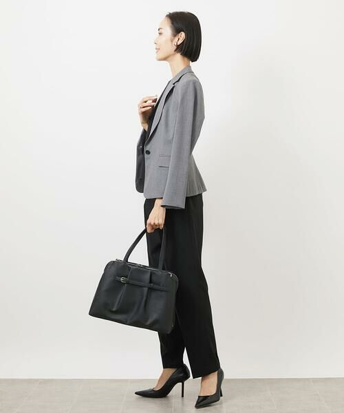 Maison de CINQ / メゾン ドゥ サンク テーラードジャケット | [小さいサイズ]ストレッチテーラードジャケット(セットアップ対応/2サイズあり/裏地なし) | 詳細20