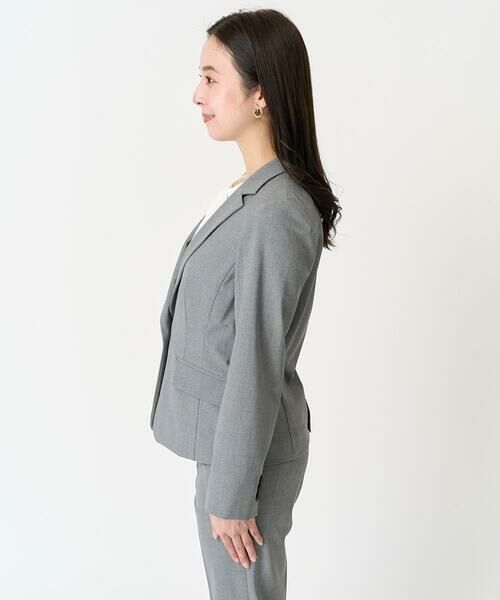 Maison de CINQ / メゾン ドゥ サンク テーラードジャケット | [小さいサイズ]ストレッチテーラードジャケット(セットアップ対応/2サイズあり/裏地なし) | 詳細5