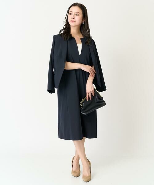 Maison de CINQ / メゾン ドゥ サンク ロング・マキシ丈ワンピース | [小さいサイズ]キーネックノースリーブワンピース(セットアップ対応) | 詳細20