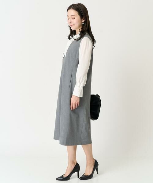 Maison de CINQ / メゾン ドゥ サンク ロング・マキシ丈ワンピース | [小さいサイズ]キーネックノースリーブワンピース(セットアップ対応) | 詳細25