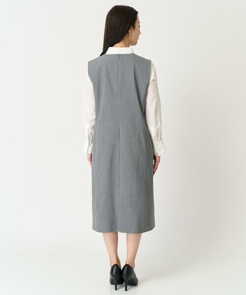 Maison de CINQ / メゾン ドゥ サンク ロング・マキシ丈ワンピース | [小さいサイズ]キーネックノースリーブワンピース(セットアップ対応) | 詳細5