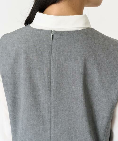 Maison de CINQ / メゾン ドゥ サンク ロング・マキシ丈ワンピース | [小さいサイズ]キーネックノースリーブワンピース(セットアップ対応) | 詳細6