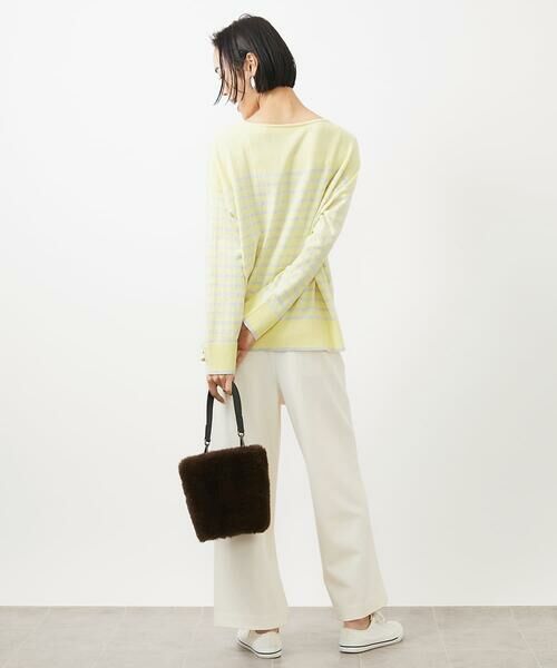 Maison de CINQ / メゾン ドゥ サンク ニット・セーター | 【小さいサイズ】パネルボーダーニットプルオーバー | 詳細27