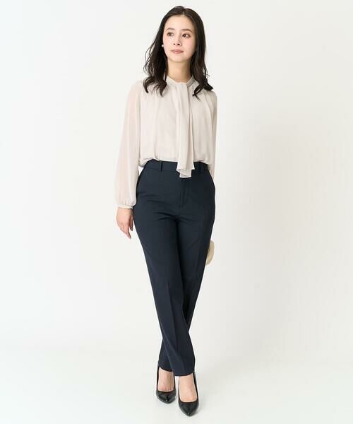 Maison de CINQ / メゾン ドゥ サンク チノ・ワークパンツ | [小さいサイズ]ストレッチテーパードパンツ(セットアップ対応) | 詳細16