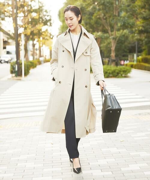 Maison de CINQ / メゾン ドゥ サンク チノ・ワークパンツ | [小さいサイズ]ストレッチテーパードパンツ(セットアップ対応) | 詳細20