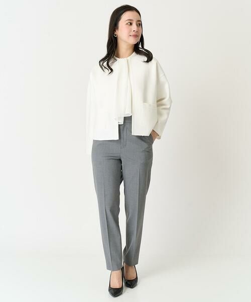 Maison de CINQ / メゾン ドゥ サンク チノ・ワークパンツ | [小さいサイズ]ストレッチテーパードパンツ(セットアップ対応) | 詳細24