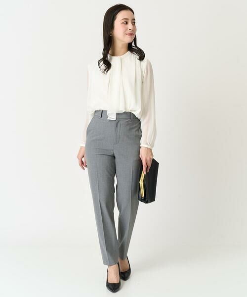 Maison de CINQ / メゾン ドゥ サンク チノ・ワークパンツ | [小さいサイズ]ストレッチテーパードパンツ(セットアップ対応) | 詳細27