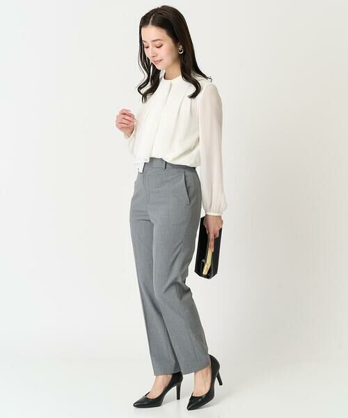 Maison de CINQ / メゾン ドゥ サンク チノ・ワークパンツ | [小さいサイズ]ストレッチテーパードパンツ(セットアップ対応) | 詳細28