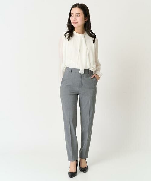 Maison de CINQ / メゾン ドゥ サンク チノ・ワークパンツ | [小さいサイズ]ストレッチテーパードパンツ(セットアップ対応) | 詳細29