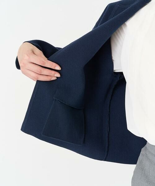 Maison de CINQ / メゾン ドゥ サンク カーディガン・ボレロ | [小さいサイズ]ノーカラーニットジャケット | 詳細11