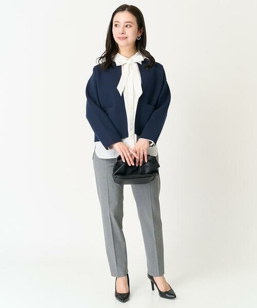 Maison de CINQ / メゾン ドゥ サンク カーディガン・ボレロ | [小さいサイズ]ノーカラーニットジャケット | 詳細14