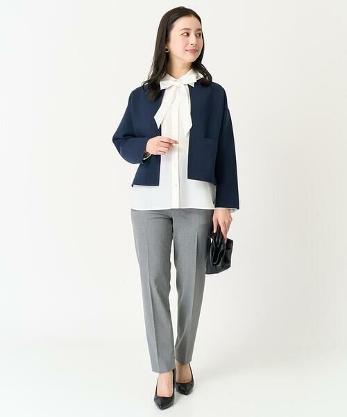 Maison de CINQ / メゾン ドゥ サンク カーディガン・ボレロ | [小さいサイズ]ノーカラーニットジャケット | 詳細16