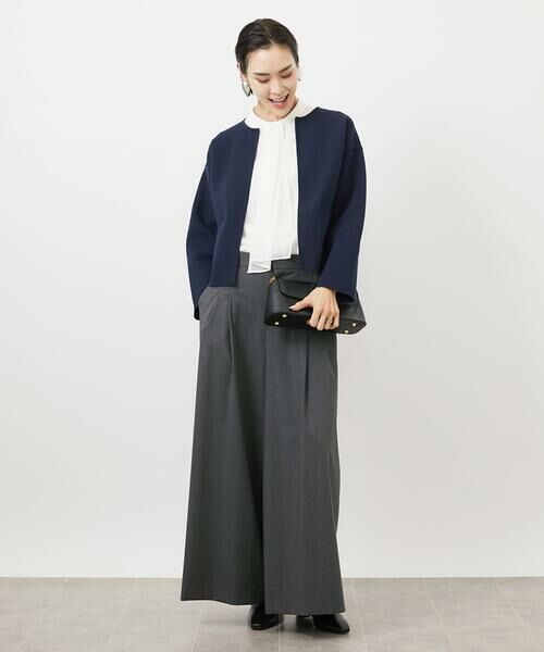 Maison de CINQ / メゾン ドゥ サンク カーディガン・ボレロ | [小さいサイズ]ノーカラーニットジャケット | 詳細23