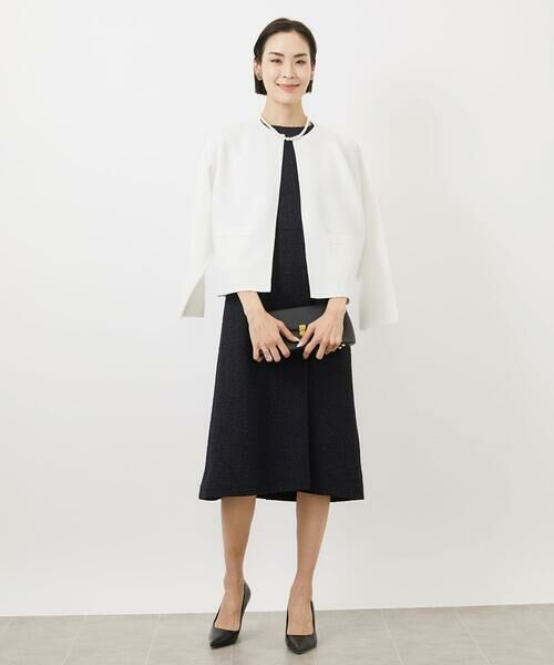 Maison de CINQ / メゾン ドゥ サンク カーディガン・ボレロ | [小さいサイズ]ノーカラーニットジャケット | 詳細30
