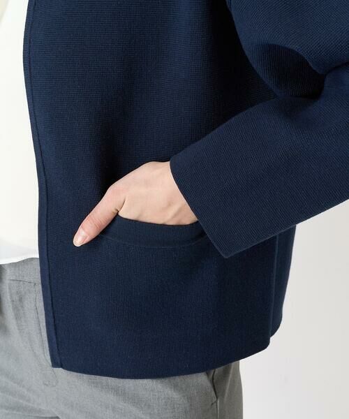 Maison de CINQ / メゾン ドゥ サンク カーディガン・ボレロ | [小さいサイズ]ノーカラーニットジャケット | 詳細8