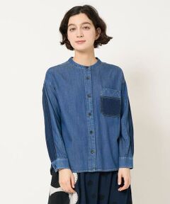 Maison de CINQ / メゾン ドゥ サンク シャツ・ブラウス | フリクションデニムブラウス