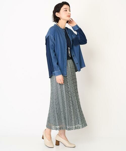 Maison de CINQ / メゾン ドゥ サンク シャツ・ブラウス | フリクションデニムブラウス | 詳細20