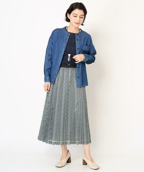 Maison de CINQ / メゾン ドゥ サンク シャツ・ブラウス | フリクションデニムブラウス | 詳細21