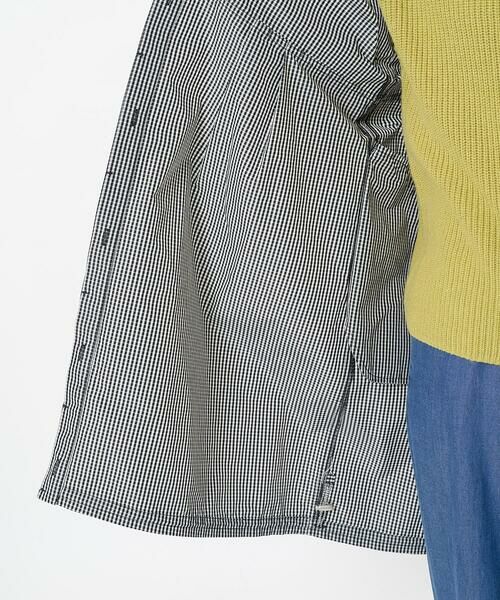 Maison de CINQ / メゾン ドゥ サンク ベスト | ギンガムチェックタフタロングベスト | 詳細13
