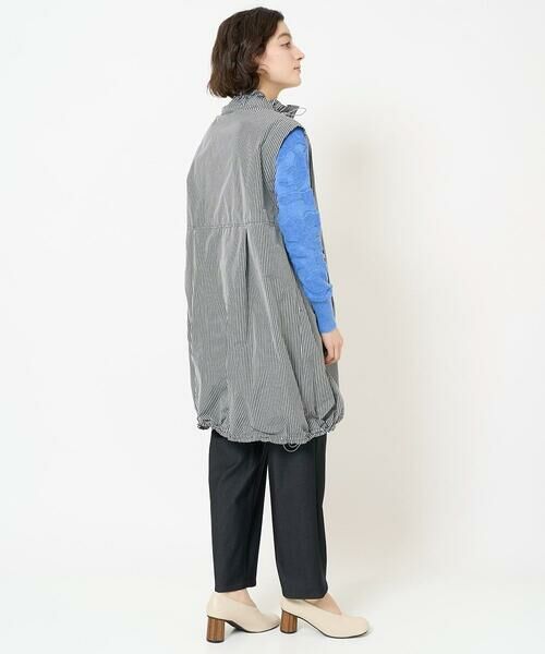 Maison de CINQ / メゾン ドゥ サンク ベスト | ギンガムチェックタフタロングベスト | 詳細16